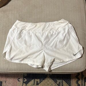 Nike Women's Athletic White Shorts